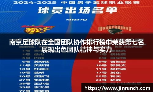 南京足球队在全国团队协作排行榜中荣获第七名展现出色团队精神与实力