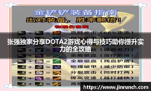 张强独家分享DOTA2游戏心得与技巧助你提升实力的全攻略